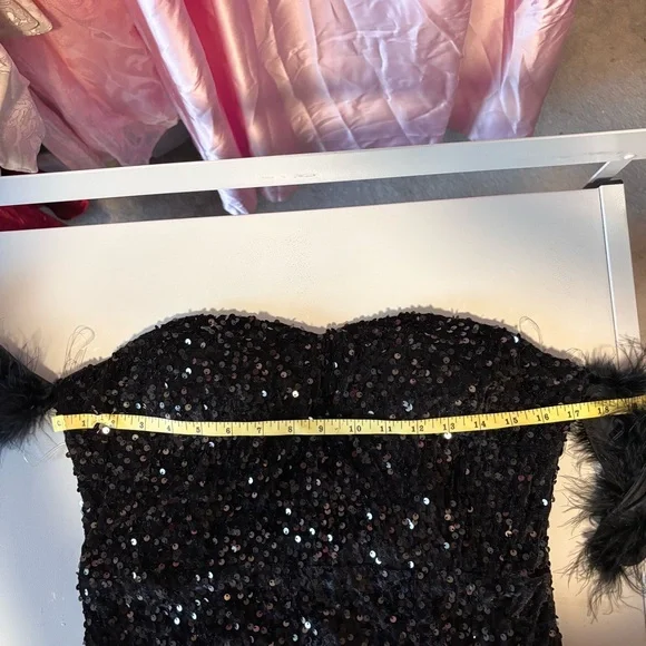 NEW Emerald Green Dress Sequin Dress with Long Sleeves NWOT Size 1XL/16W - Picture 12 of 14